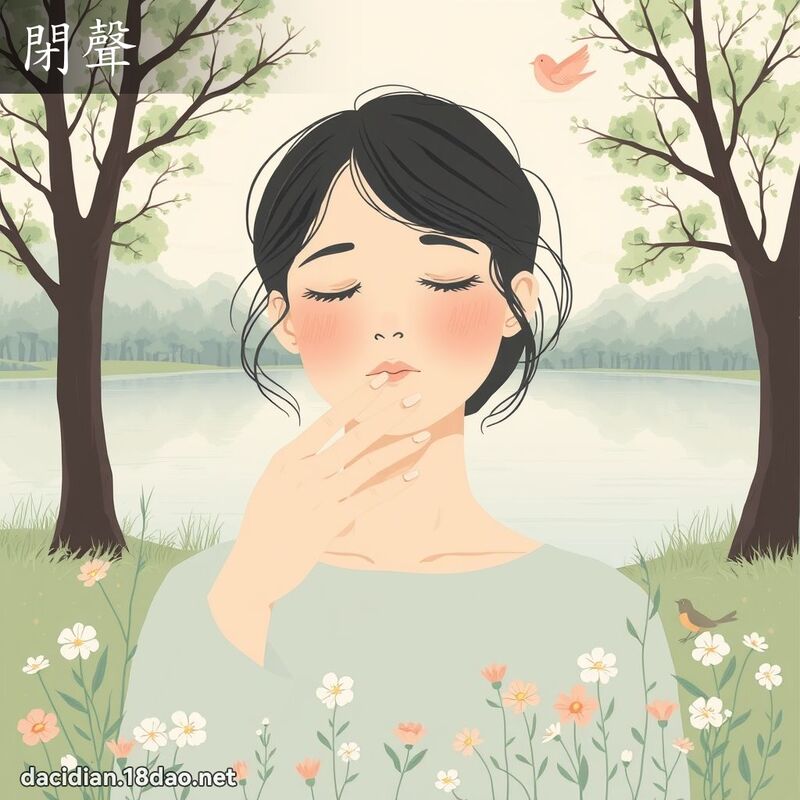 闭声 - 国语大辞典配图