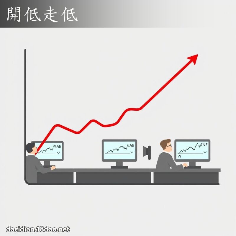开低走低 - 国语大辞典配图
