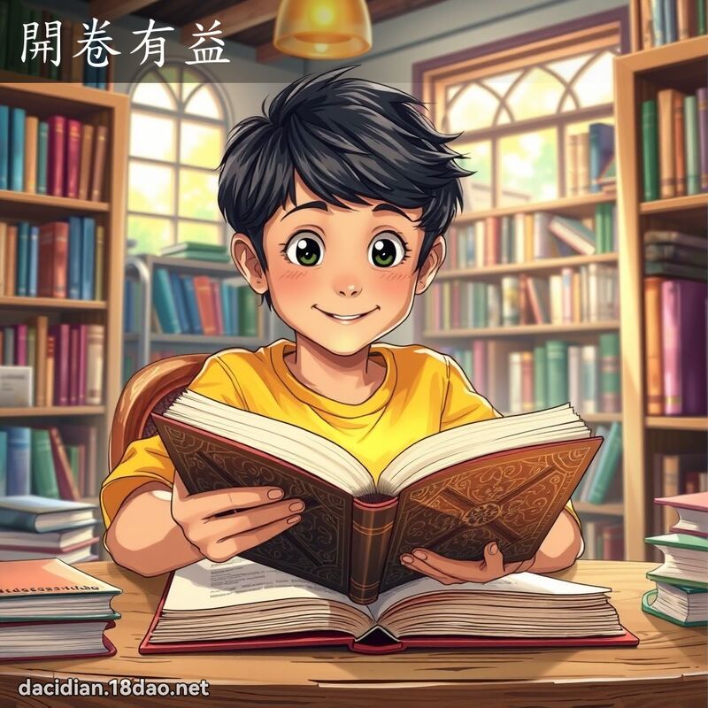 開卷有益 - 國語大辭典配圖