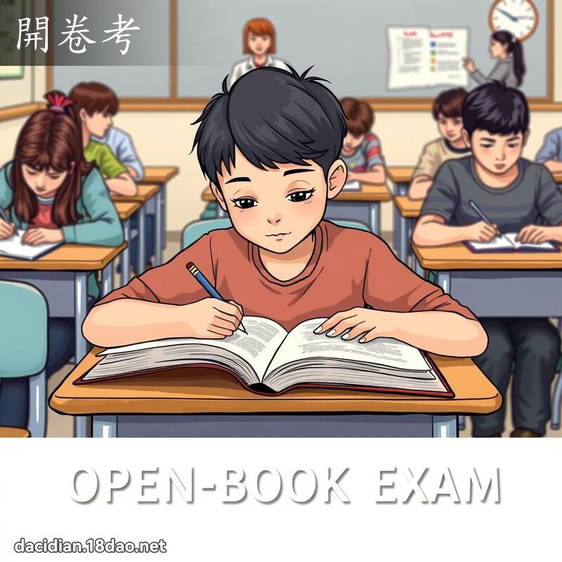 開卷考 - 國語大辭典配圖