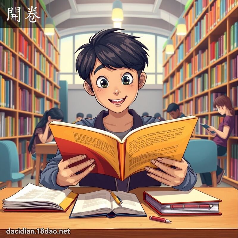 開卷 - 國語大辭典配圖