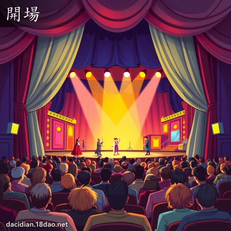 开场 - 国语大辞典配图