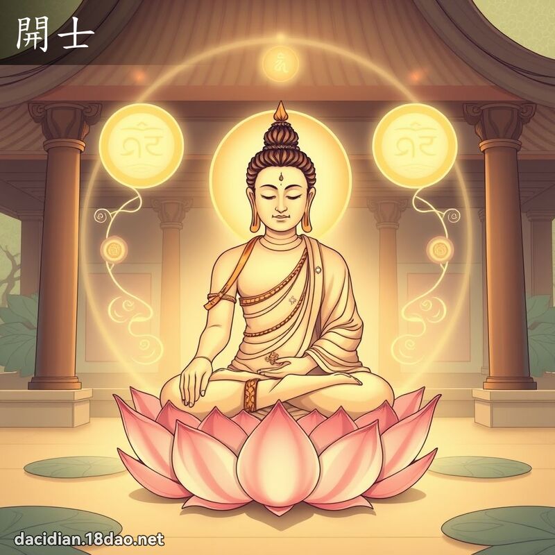 開士 - 國語大辭典配圖