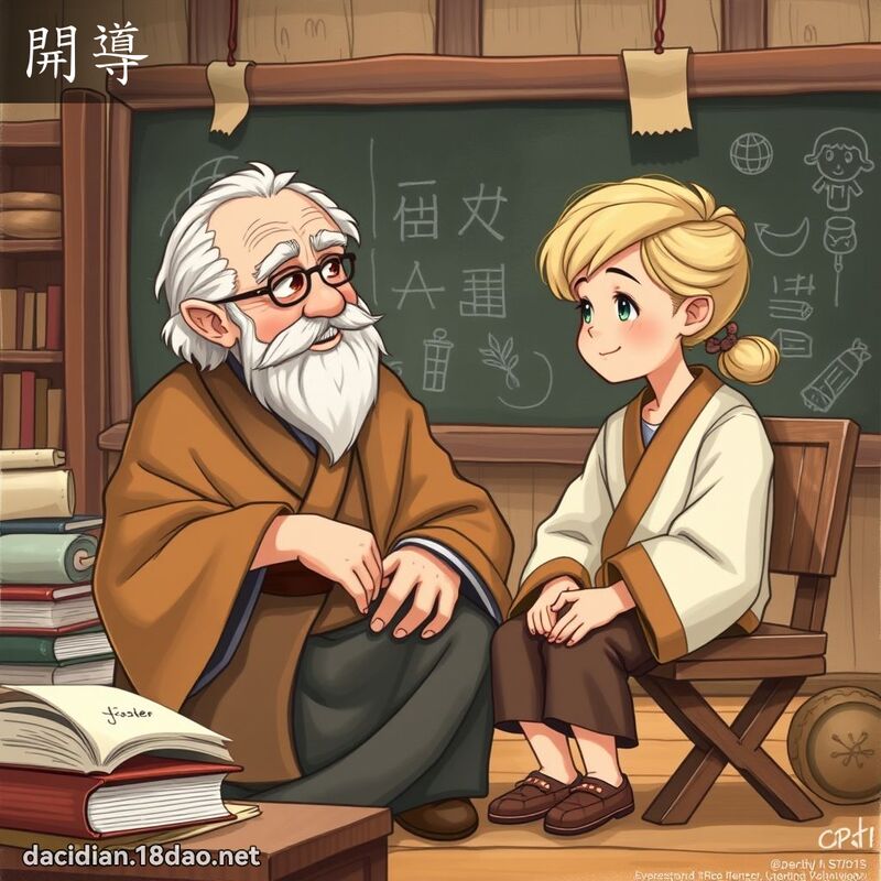 開導 - 國語大辭典配圖