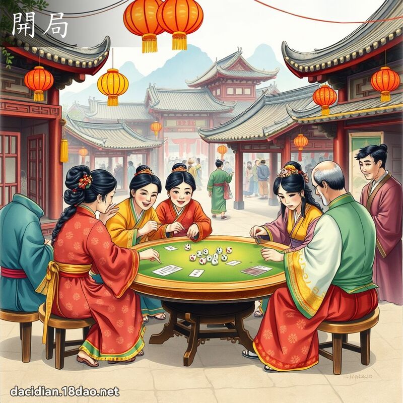 開局 - 國語大辭典配圖