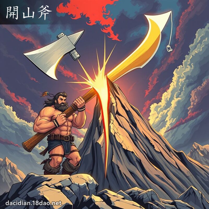 開山斧 - 國語大辭典配圖