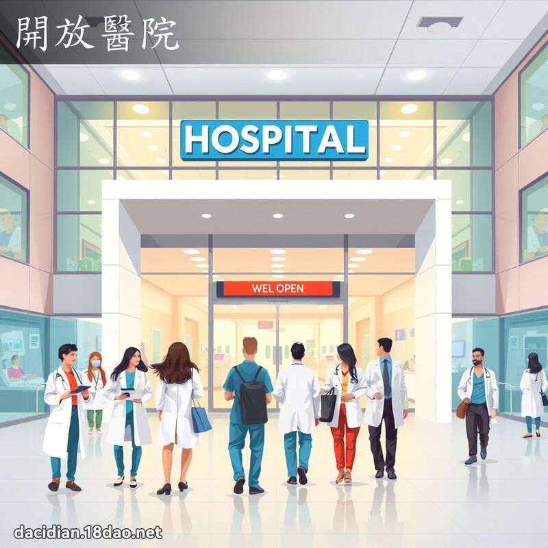 开放医院 - 国语大辞典配图