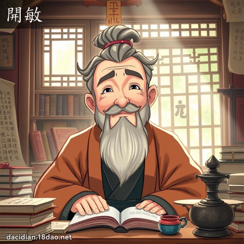 開敏 - 國語大辭典配圖
