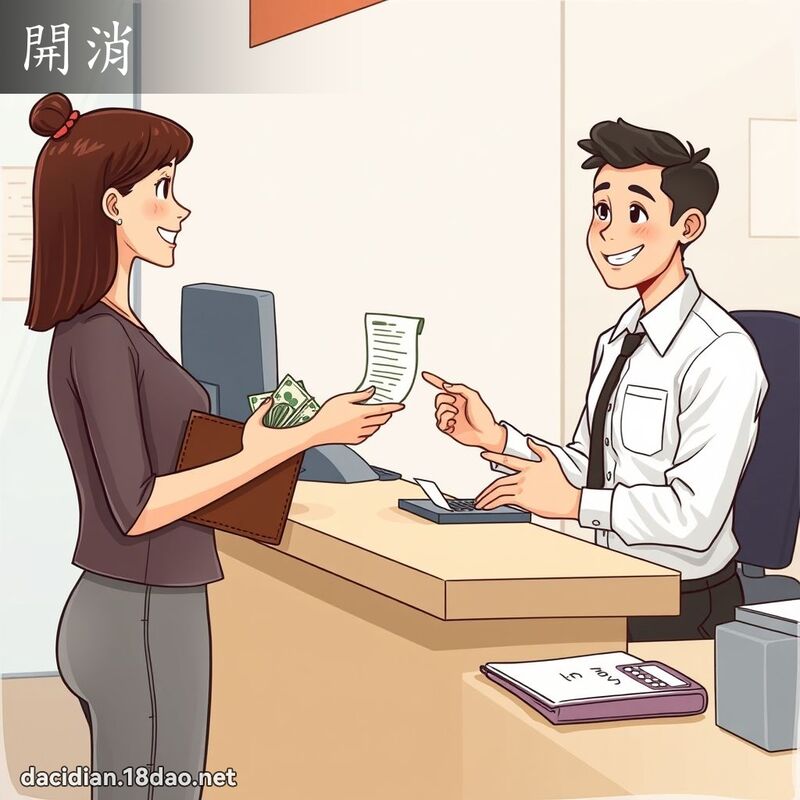开消 - 国语大辞典配图