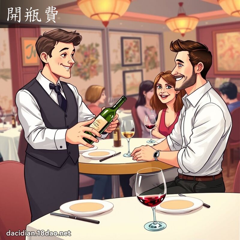 開瓶費 - 國語大辭典配圖