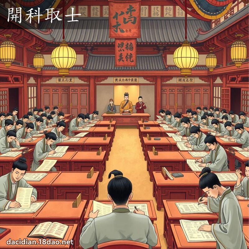 开科取士 - 国语大辞典配图