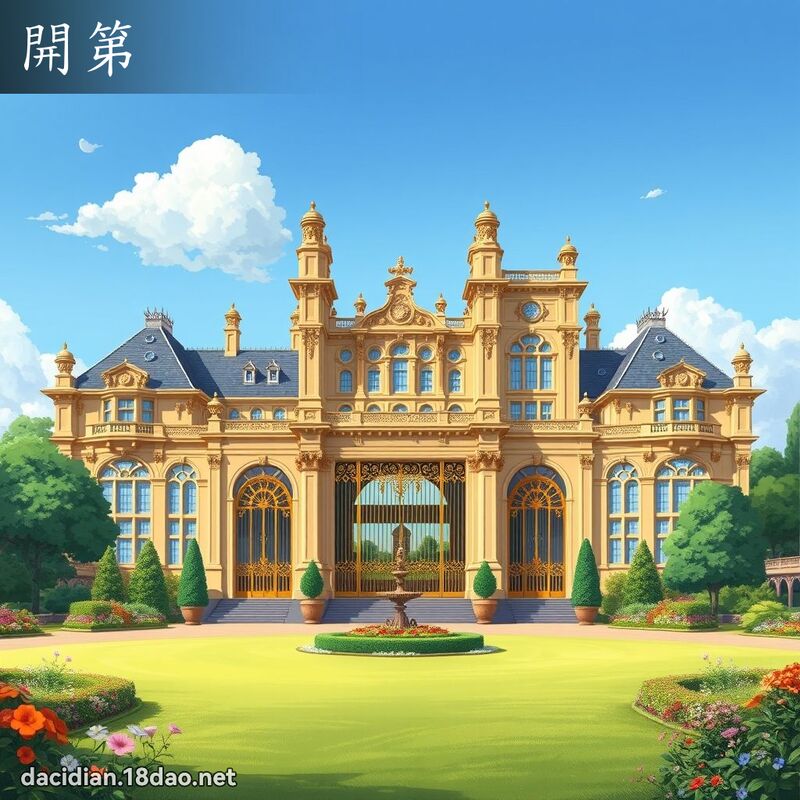 開第 - 國語大辭典配圖