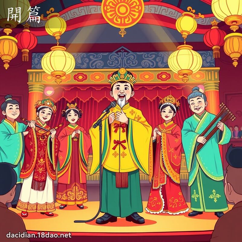 開篇 - 國語大辭典配圖