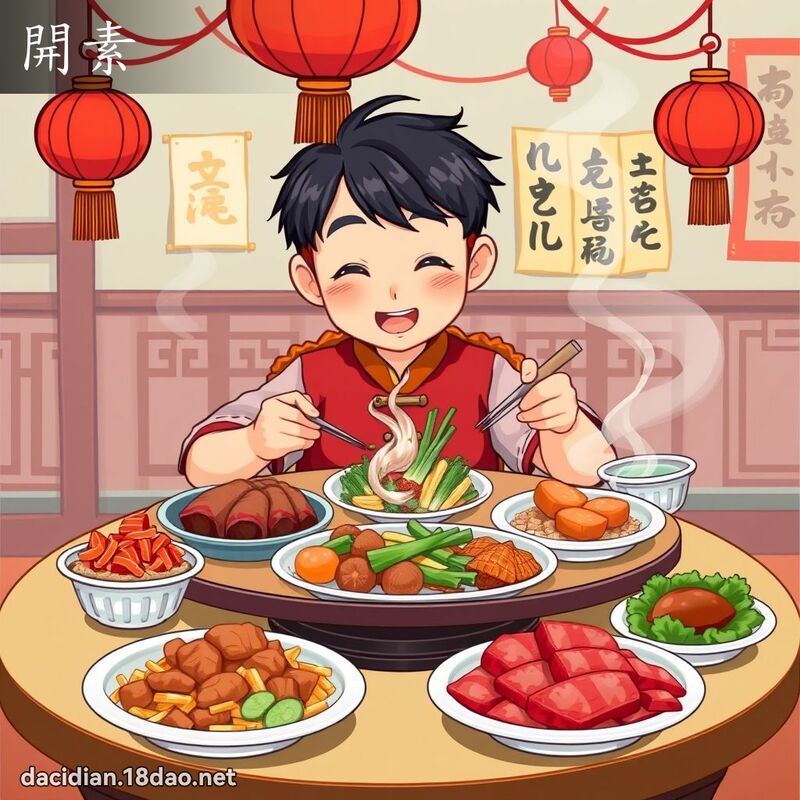 开素 - 国语大辞典配图