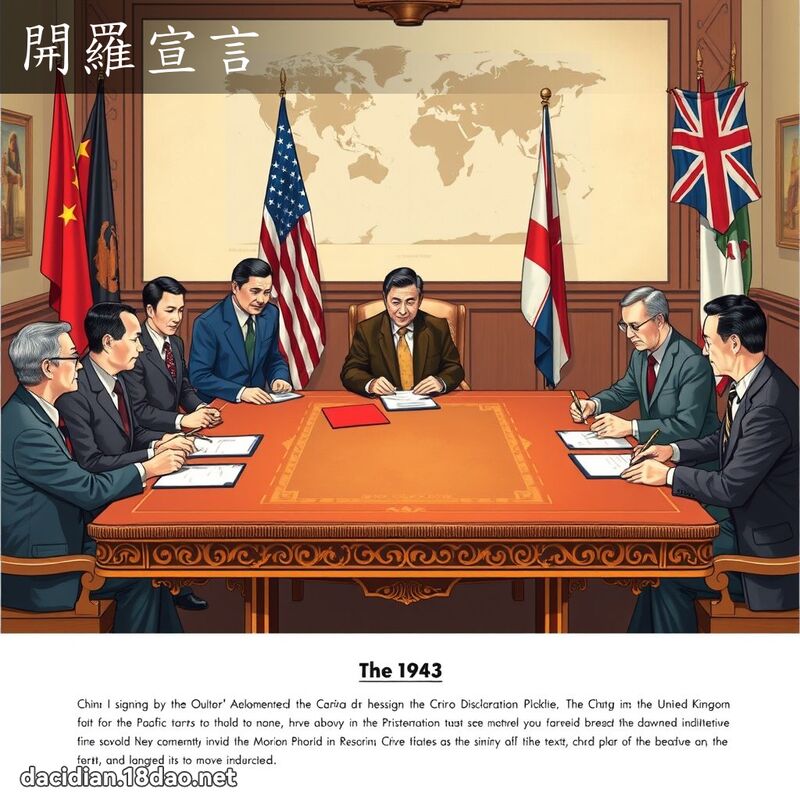 開羅宣言 - 國語大辭典配圖