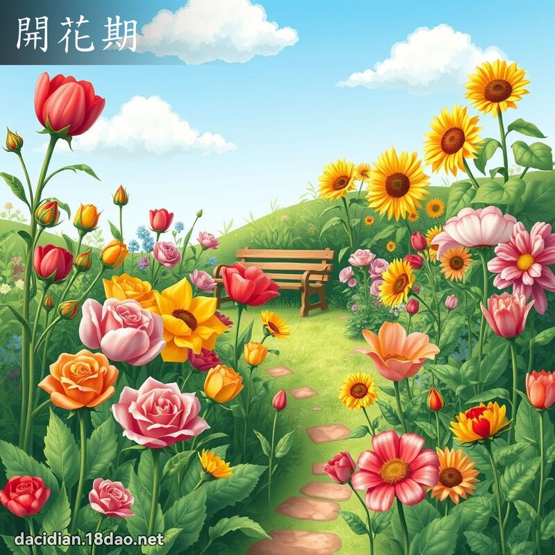 開花期 - 國語大辭典配圖