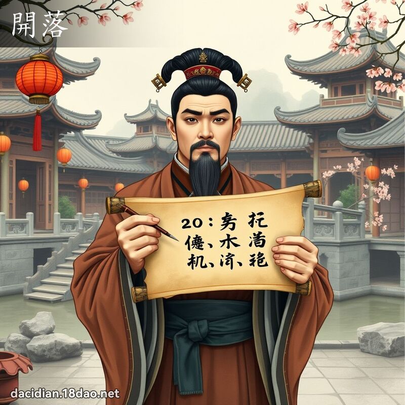 開落 - 國語大辭典配圖