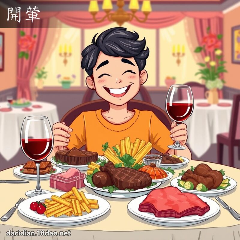 開葷 - 國語大辭典配圖