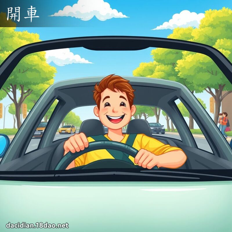 開車 - 國語大辭典配圖