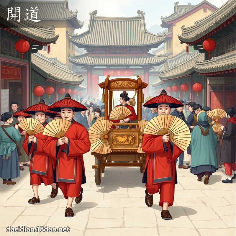 开道 - 国语大辞典配图