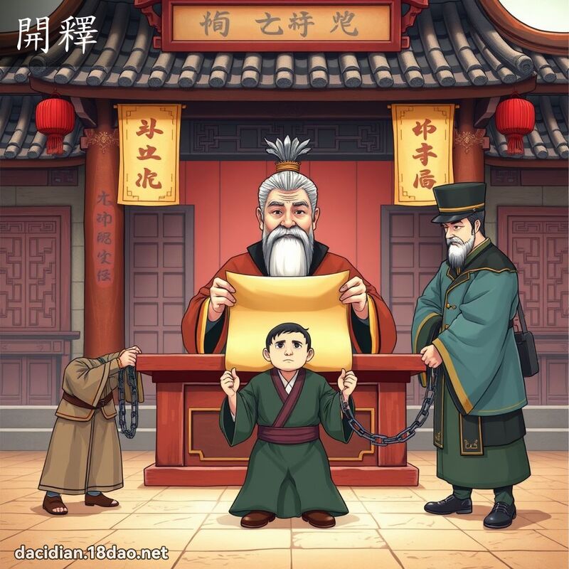 開釋 - 國語大辭典配圖