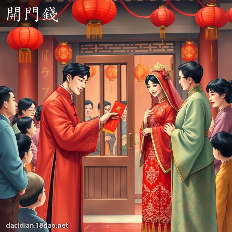 開門錢 - 國語大辭典配圖