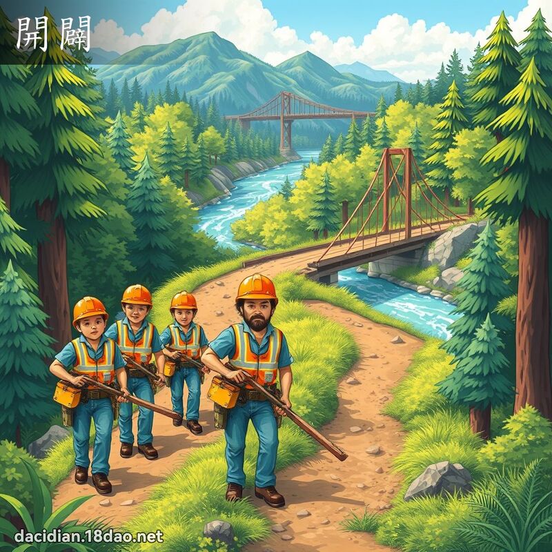開闢 - 國語大辭典配圖