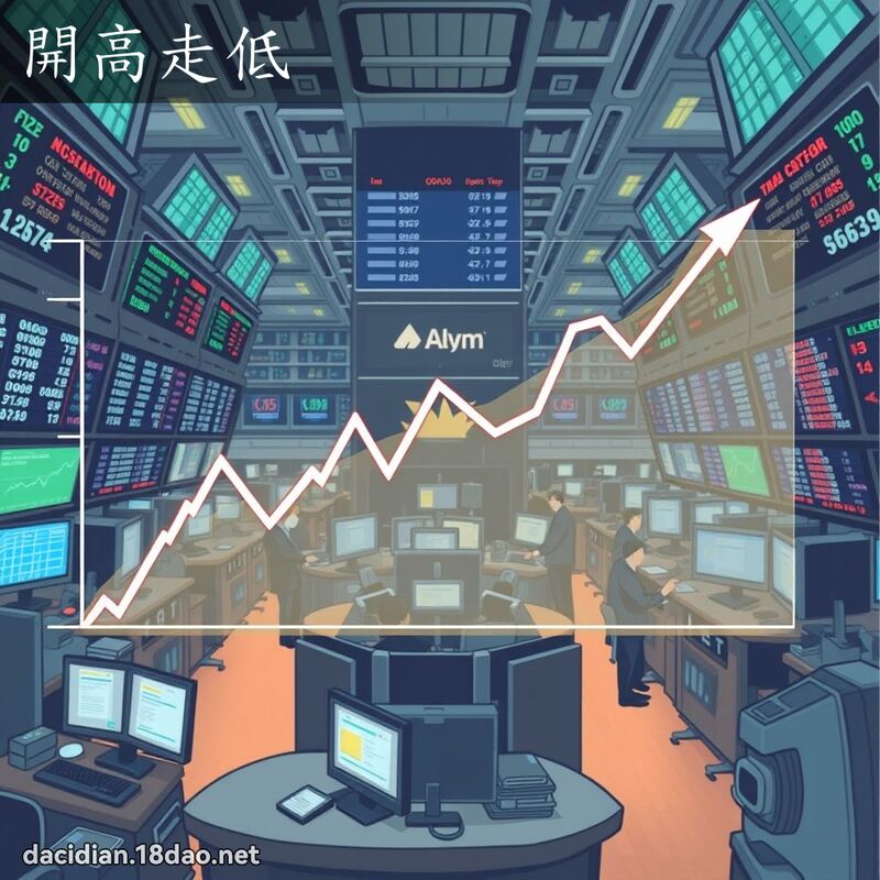 开高走低 - 国语大辞典配图