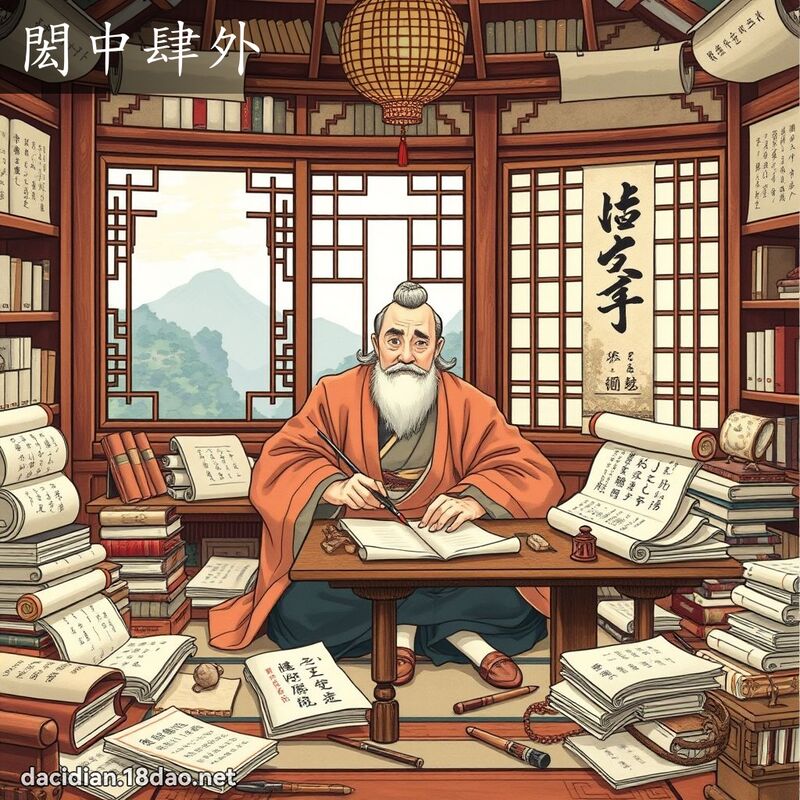 閎中肆外 - 国语大辞典配图