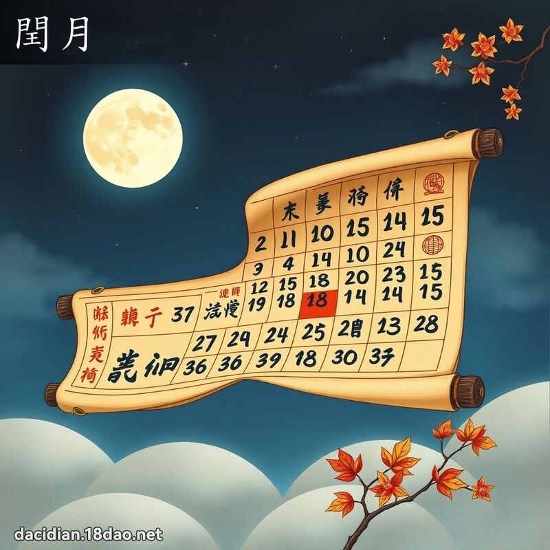 闰月 - 国语大辞典配图