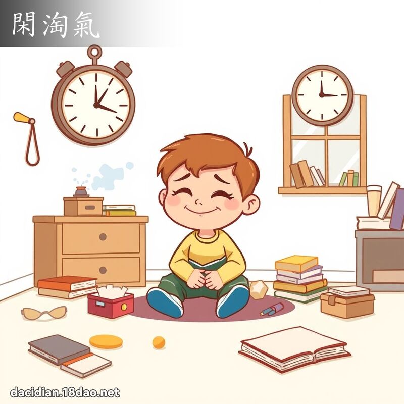 閑淘氣 - 國語大辭典配圖
