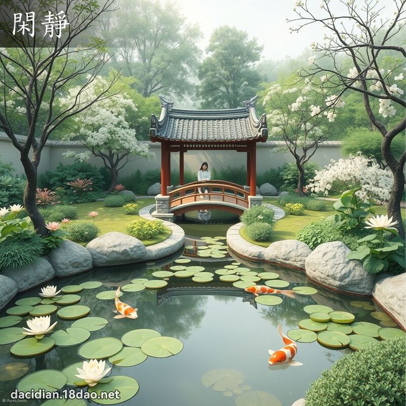 閑靜 - 國語大辭典配圖