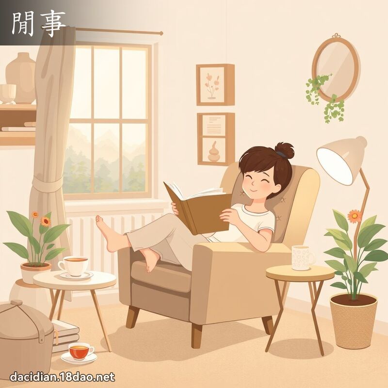 閒事 - 國語大辭典配圖