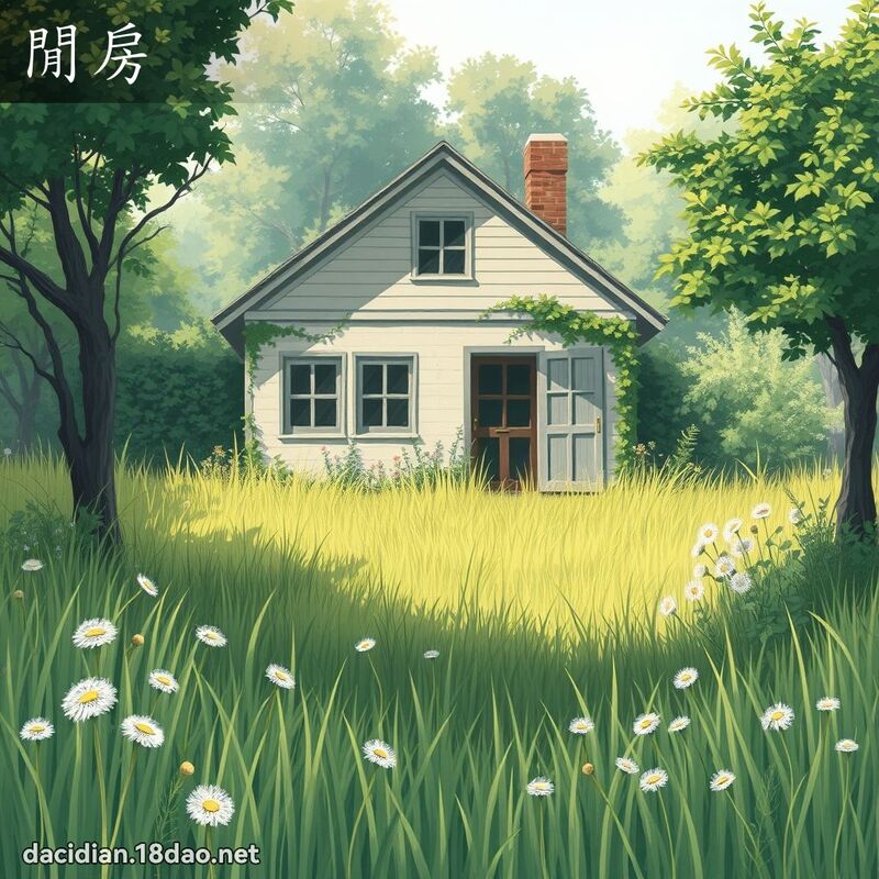 閒房 - 國語大辭典配圖