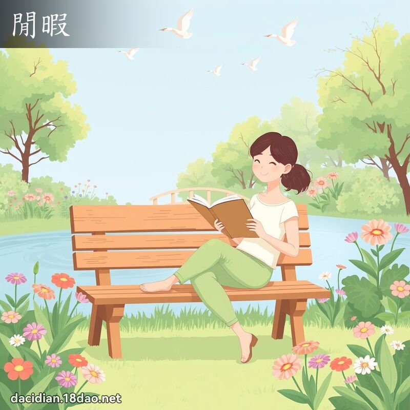 閒暇 - 國語大辭典配圖