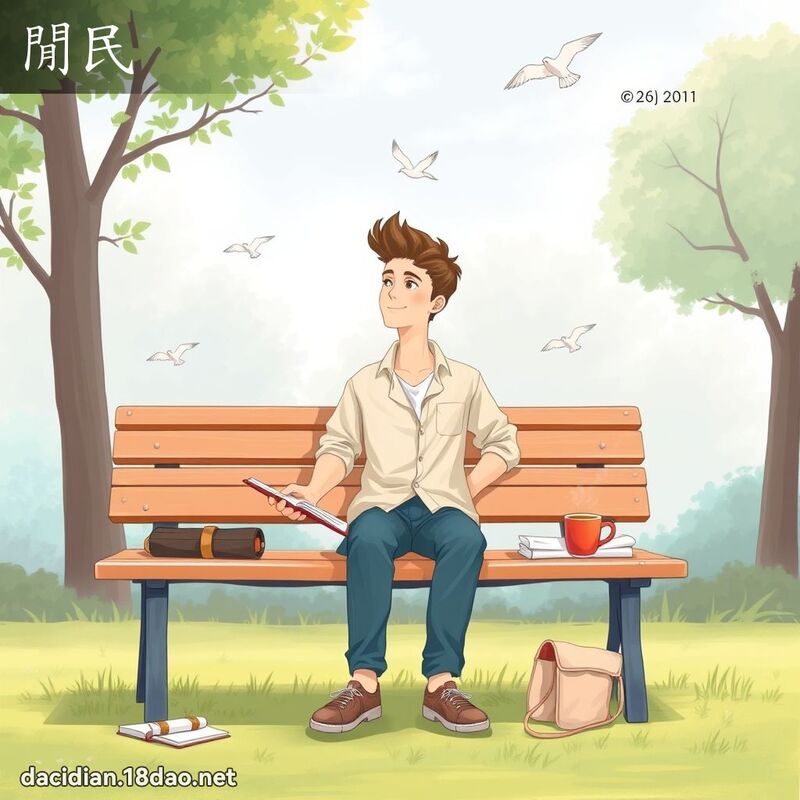 閒民 - 國語大辭典配圖