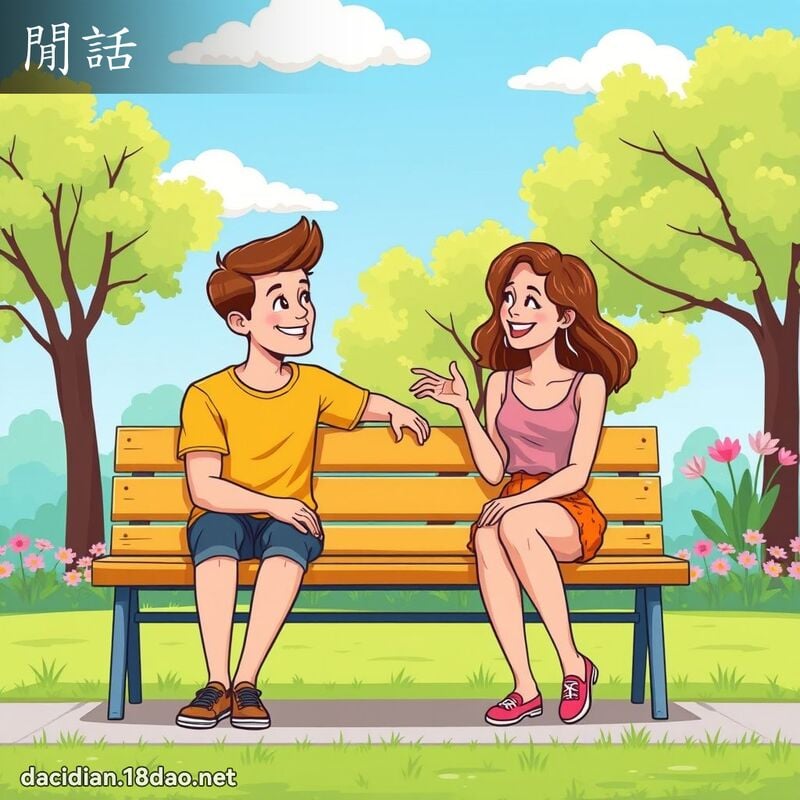 閒話 - 國語大辭典配圖