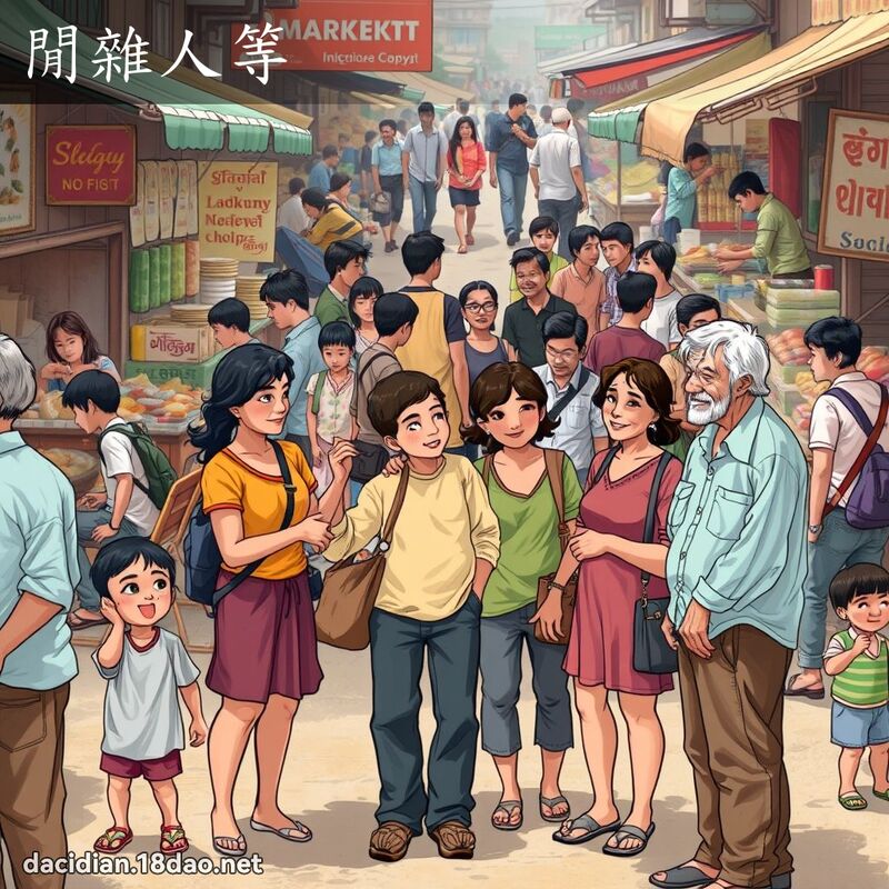閒雜人等 - 國語大辭典配圖