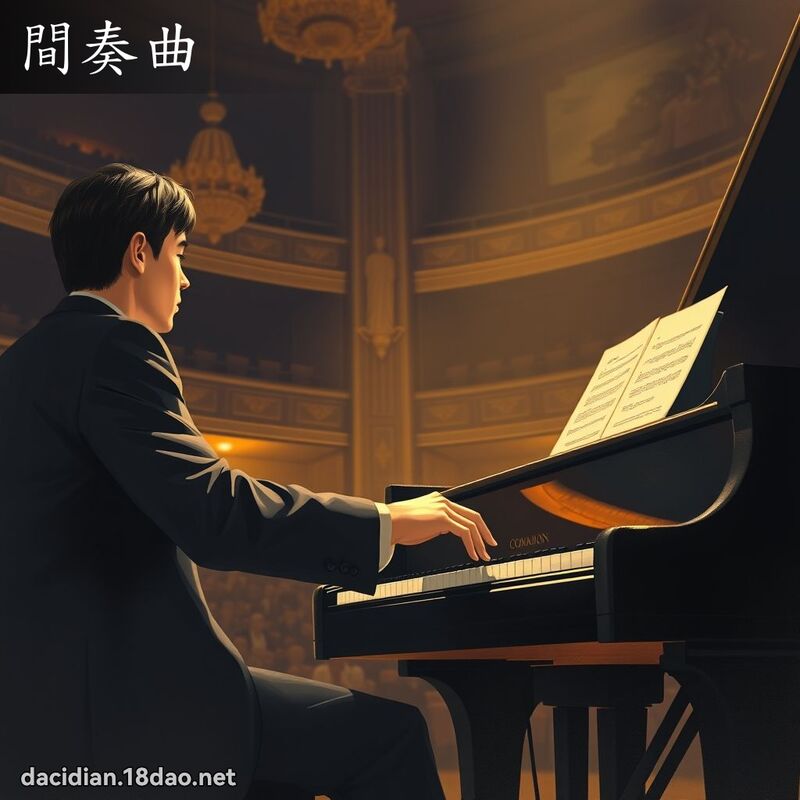间奏曲 - 国语大辞典配图