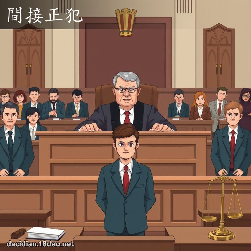间接正犯 - 国语大辞典配图