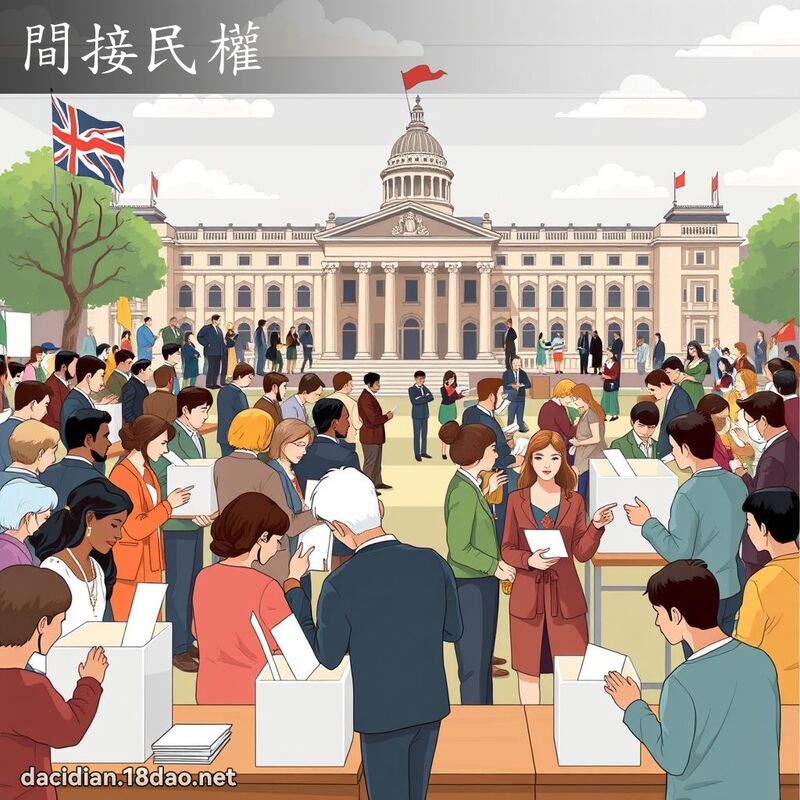 間接民權 - 國語大辭典配圖