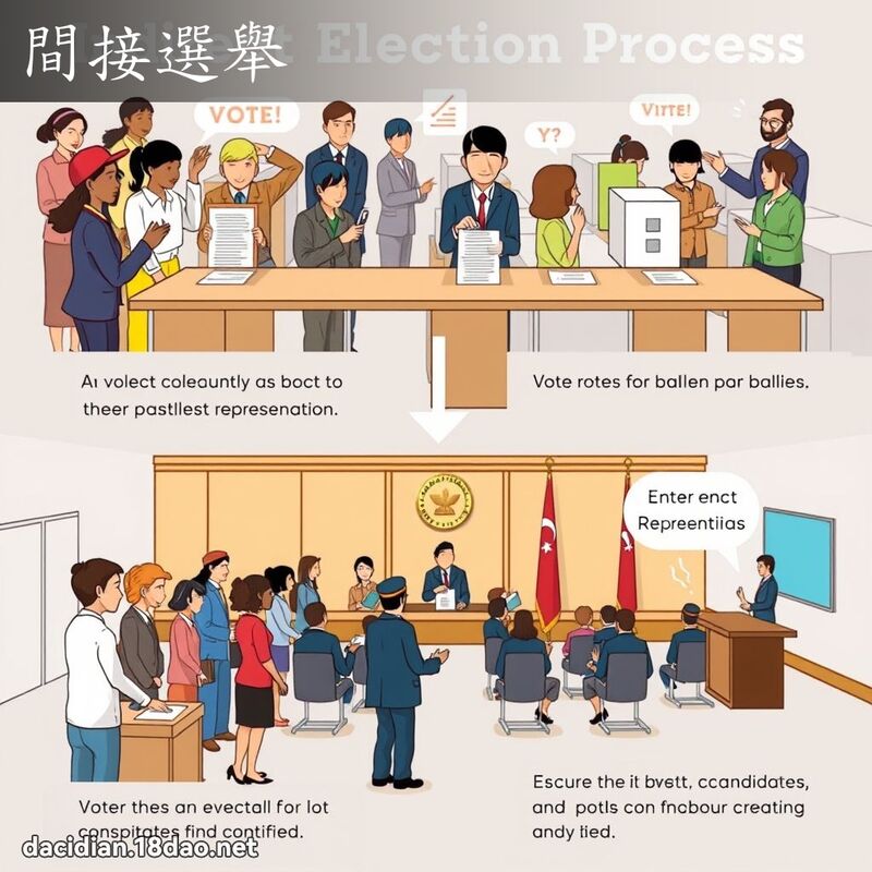 間接選舉 - 國語大辭典配圖