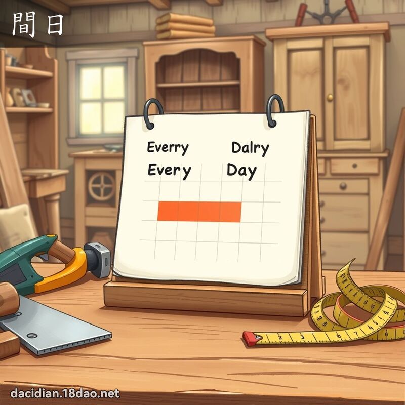 間日 - 國語大辭典配圖