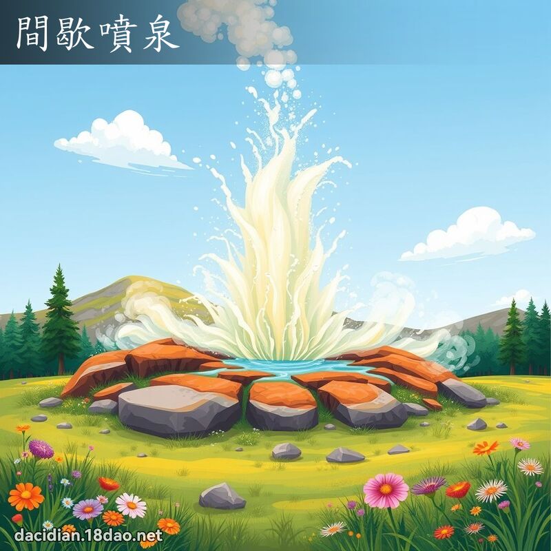 间歇喷泉 - 国语大辞典配图