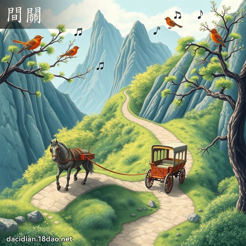 間關 - 國語大辭典配圖
