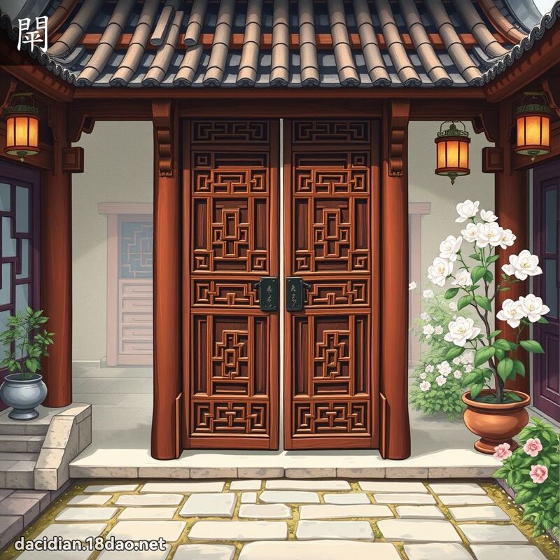 閛 - 國語大辭典配圖