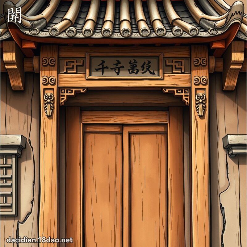 閞 - 國語大辭典配圖