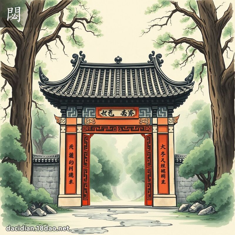 閟 - 國語大辭典配圖
