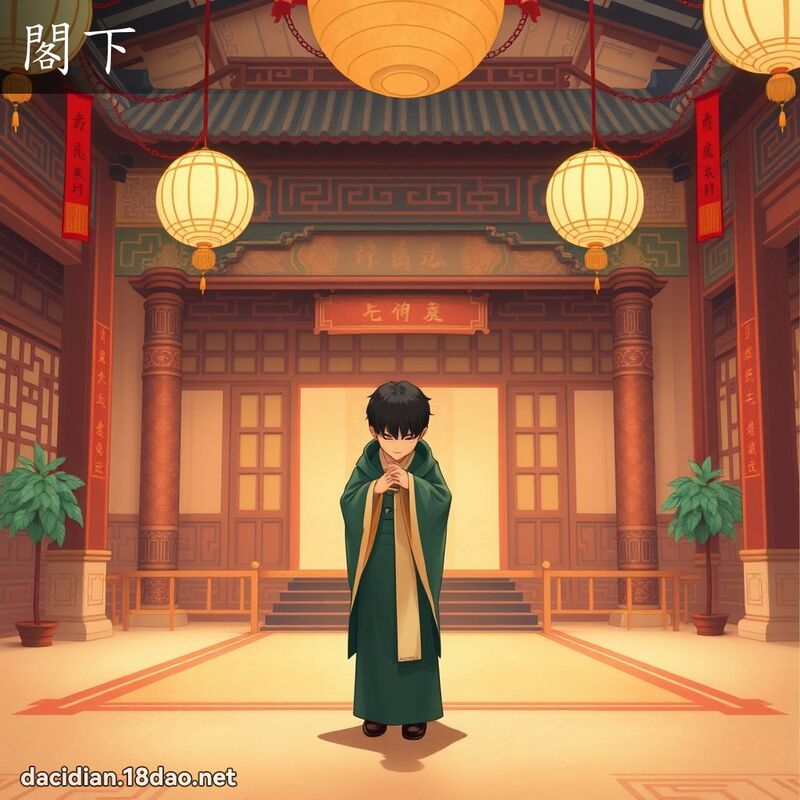 閣下 - 國語大辭典配圖