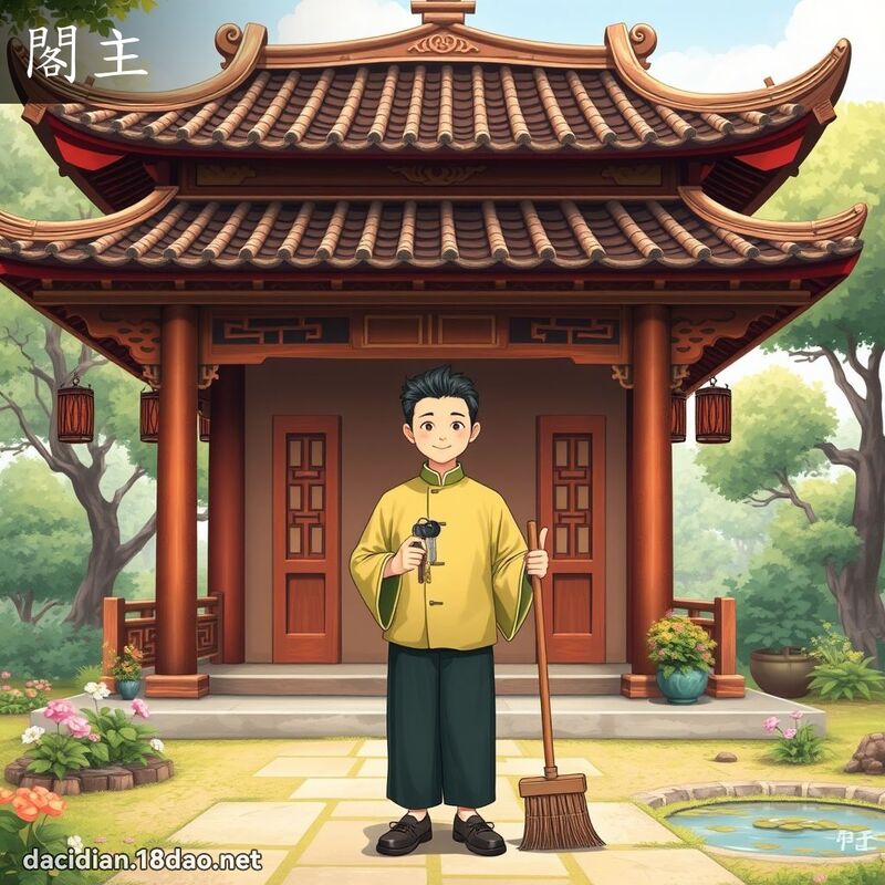 閣主 - 國語大辭典配圖